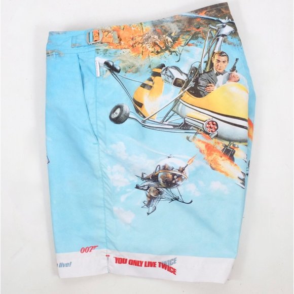 New Orlebar Brown Bulldog 007 James Bond sz 32 swim trunks shorts - Picture 5 of 8